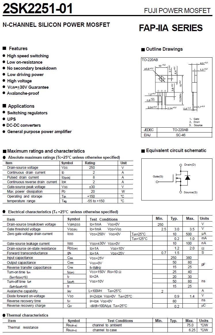 2SK2251-01