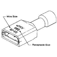 Cosse plate 3-350816-2