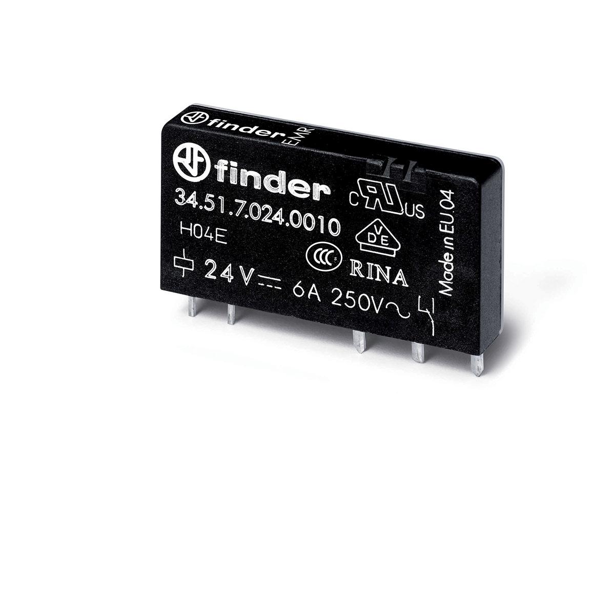 Relais électromécanique, 24VDC, SPDT - 34-51-7-024-0010