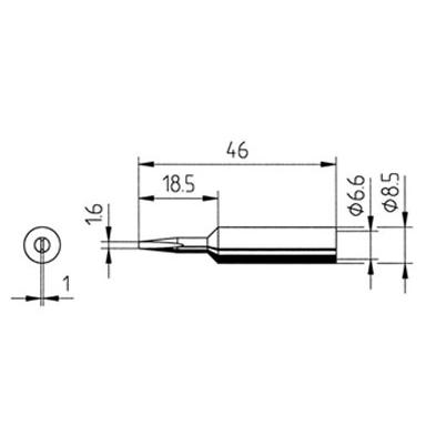 Panne de fer à souder 832-YD-LF