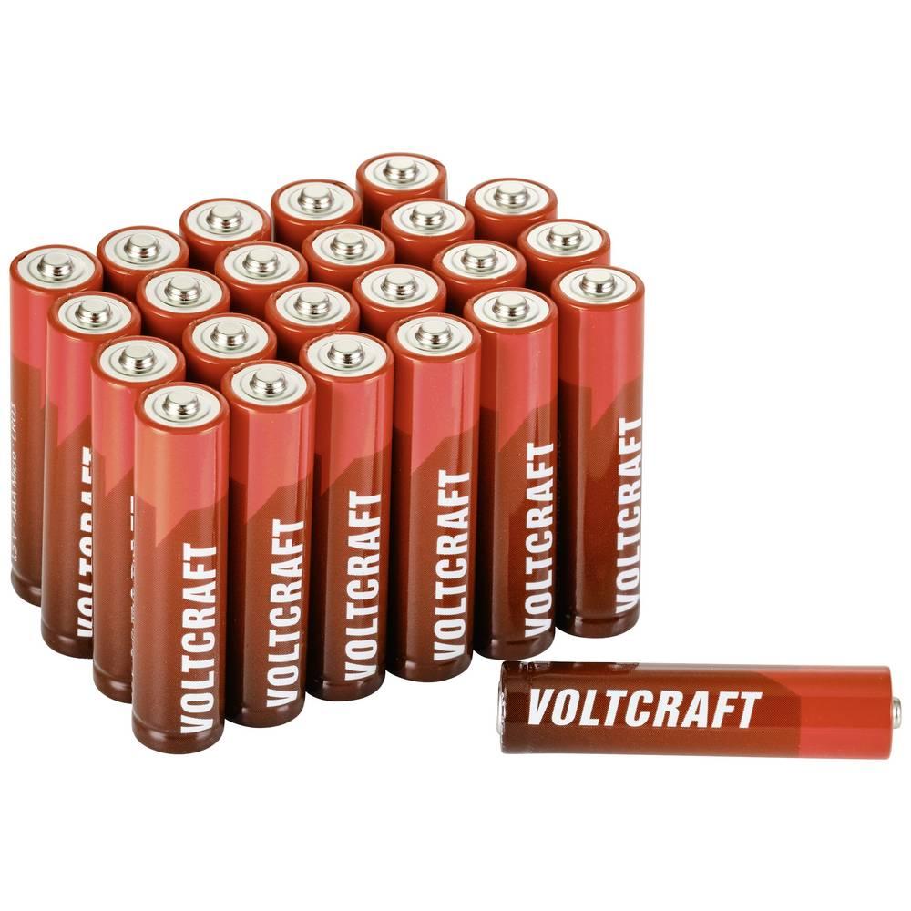 Pile ALKALINE-LR03-VOLTCRAFT-24PCS