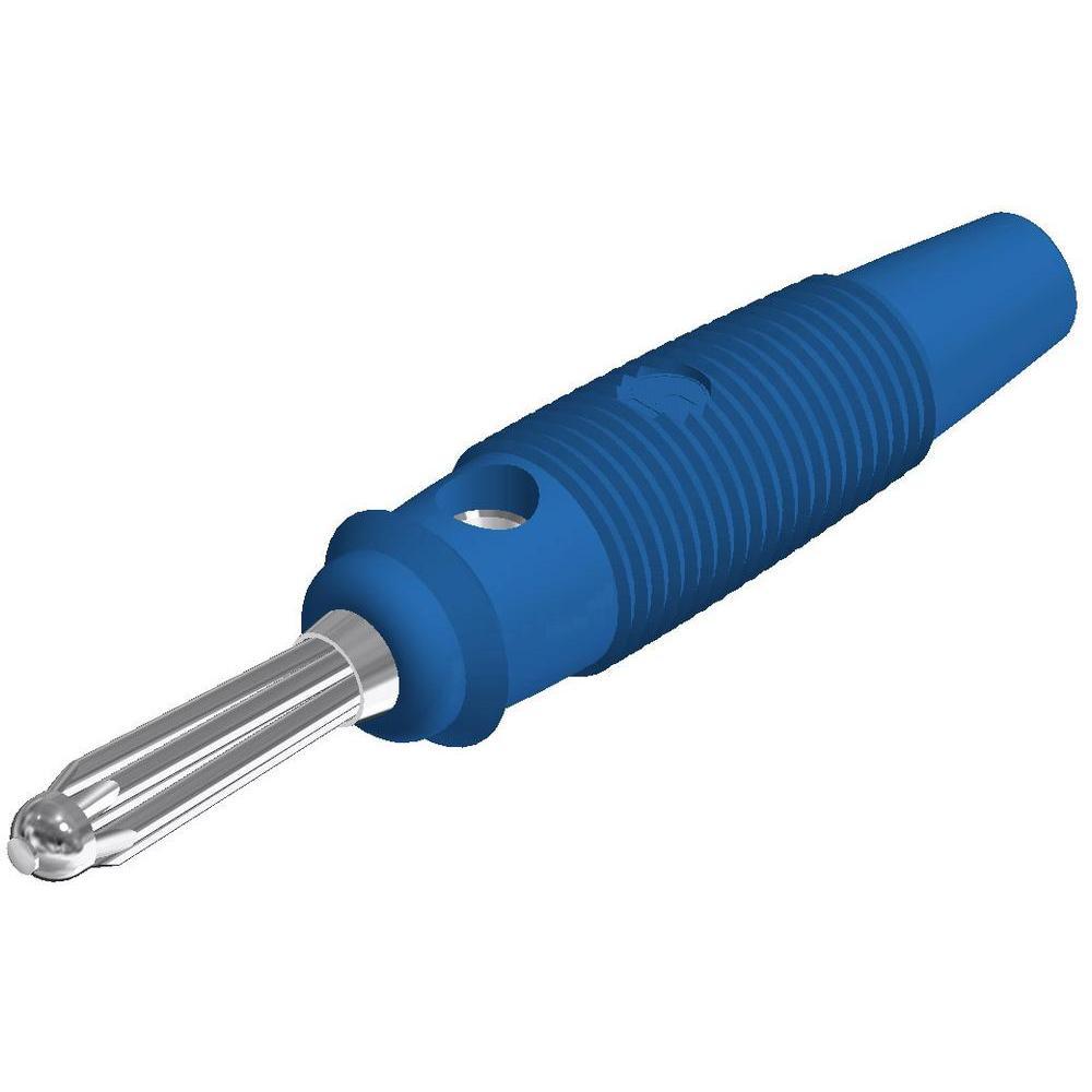 Connecteur banane, Plug, bleu - BUELA-20-K-BU