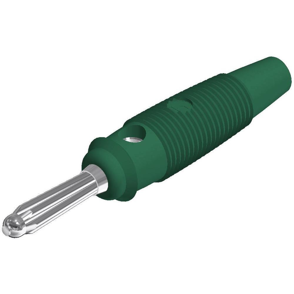 Connecteur banane, Plug, vert - BUELA-20-K-GN