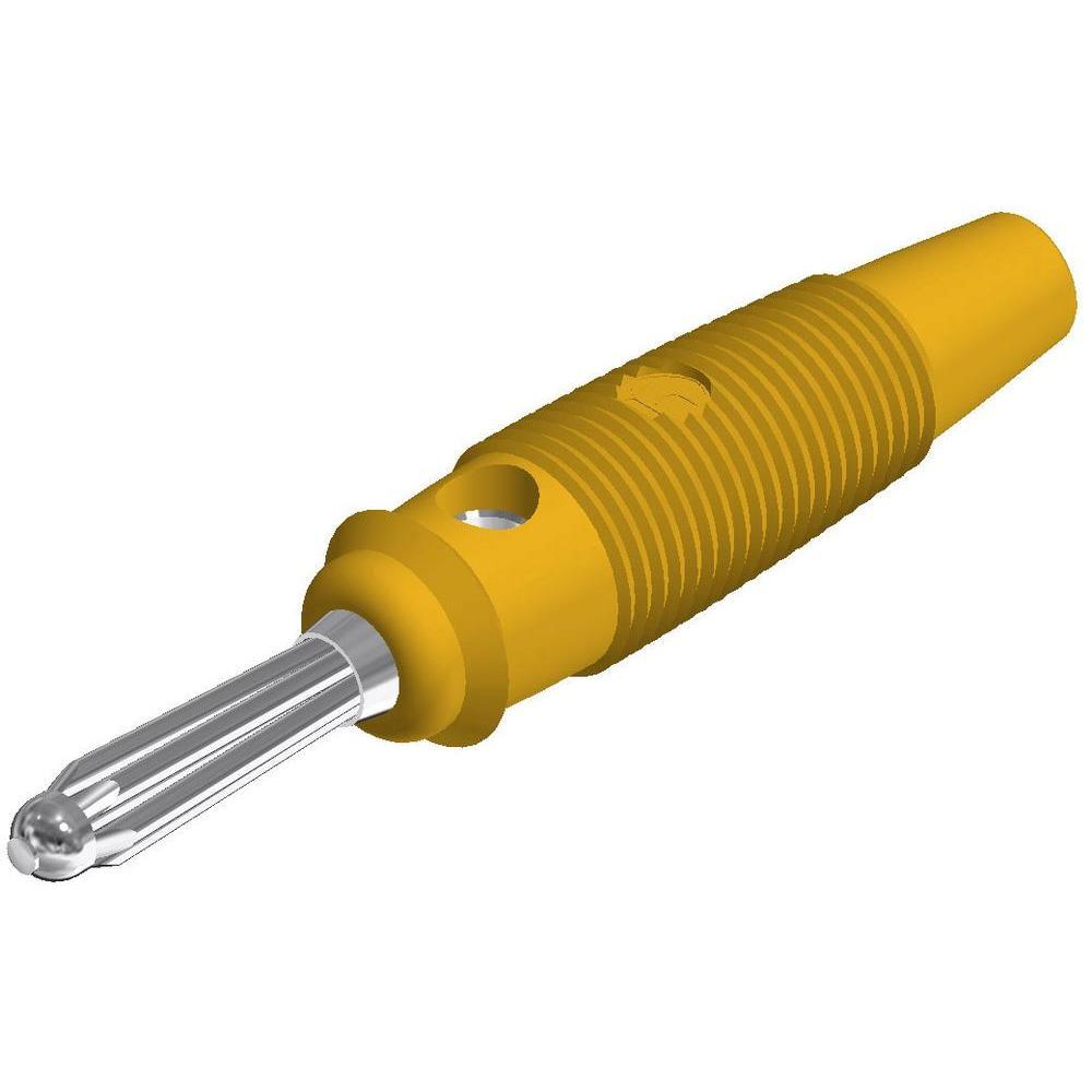Connecteur banane, Plug, jaune - BUELA-20-K-YE