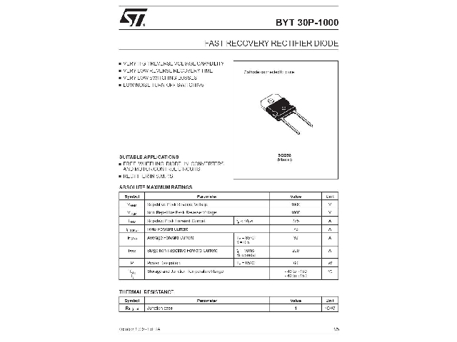 BYT30P-1000