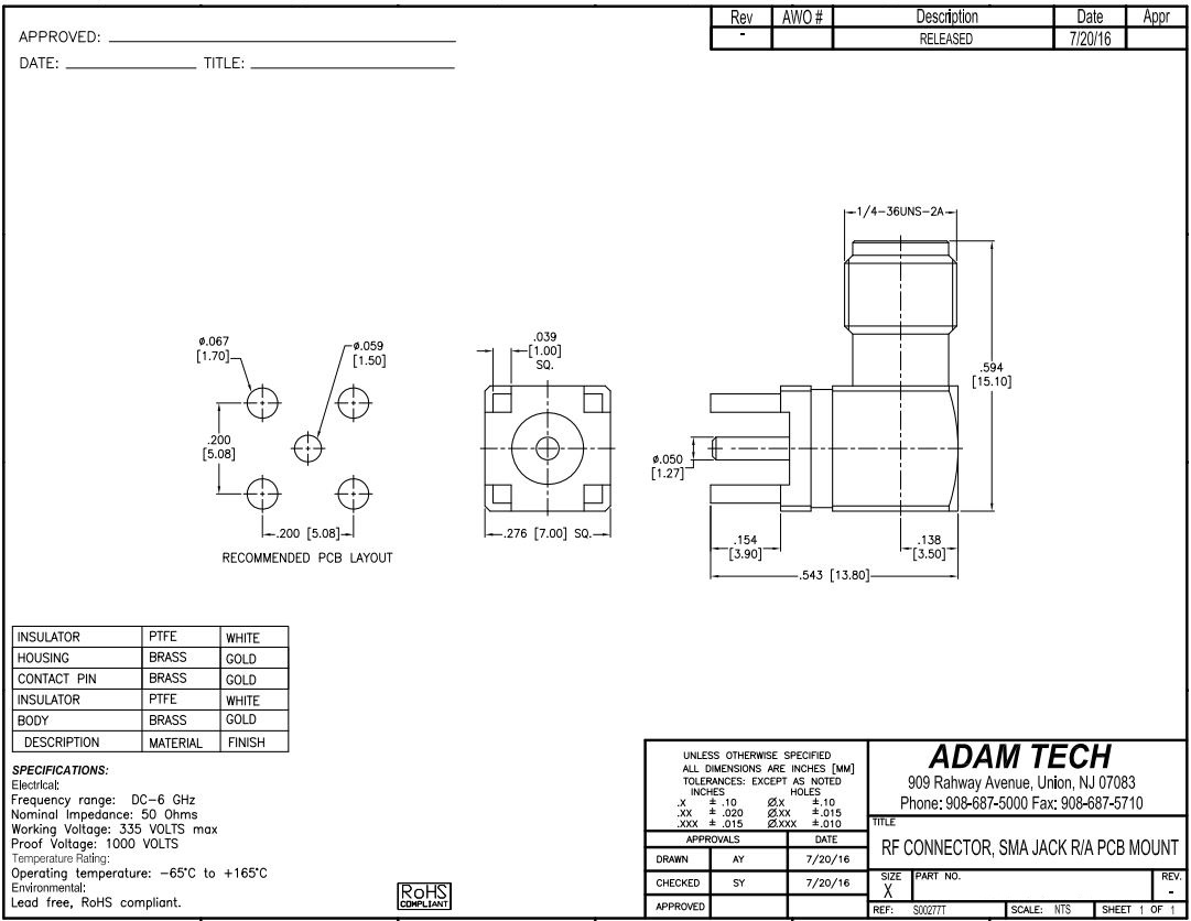 CONN-SMA212-AE