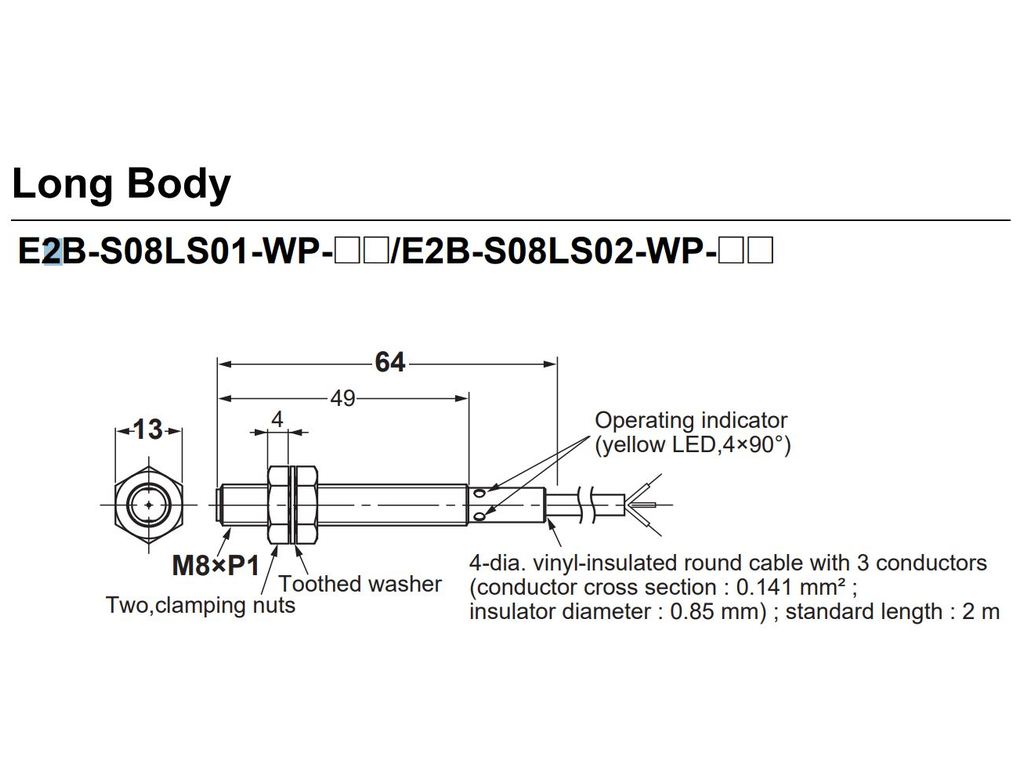 E2B-S08LS02-WP-C1-2M