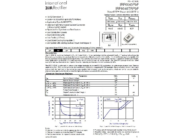 IRF6645TRPBF