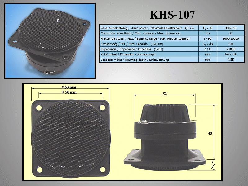 Loudspeaker KHS-107