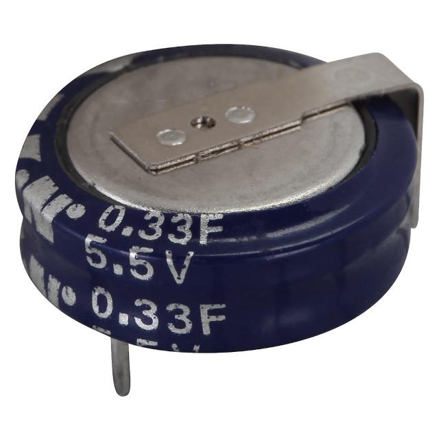 Supercondensateur de stockage, 0.33F - KR-5R5H334-R