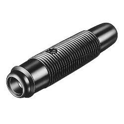 Connecteur banane, Support/socket, noir - KUN-30-BK