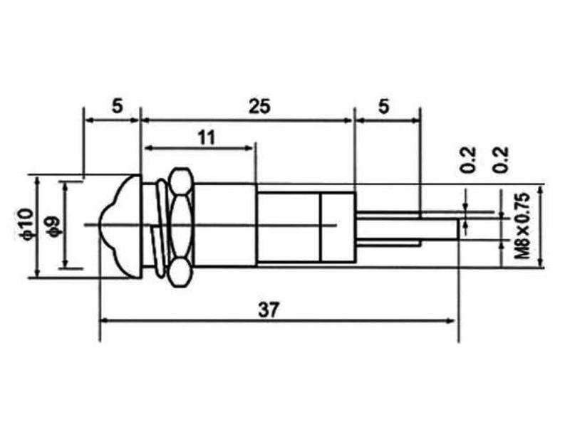 LAMP-LED-IND8-24B-D