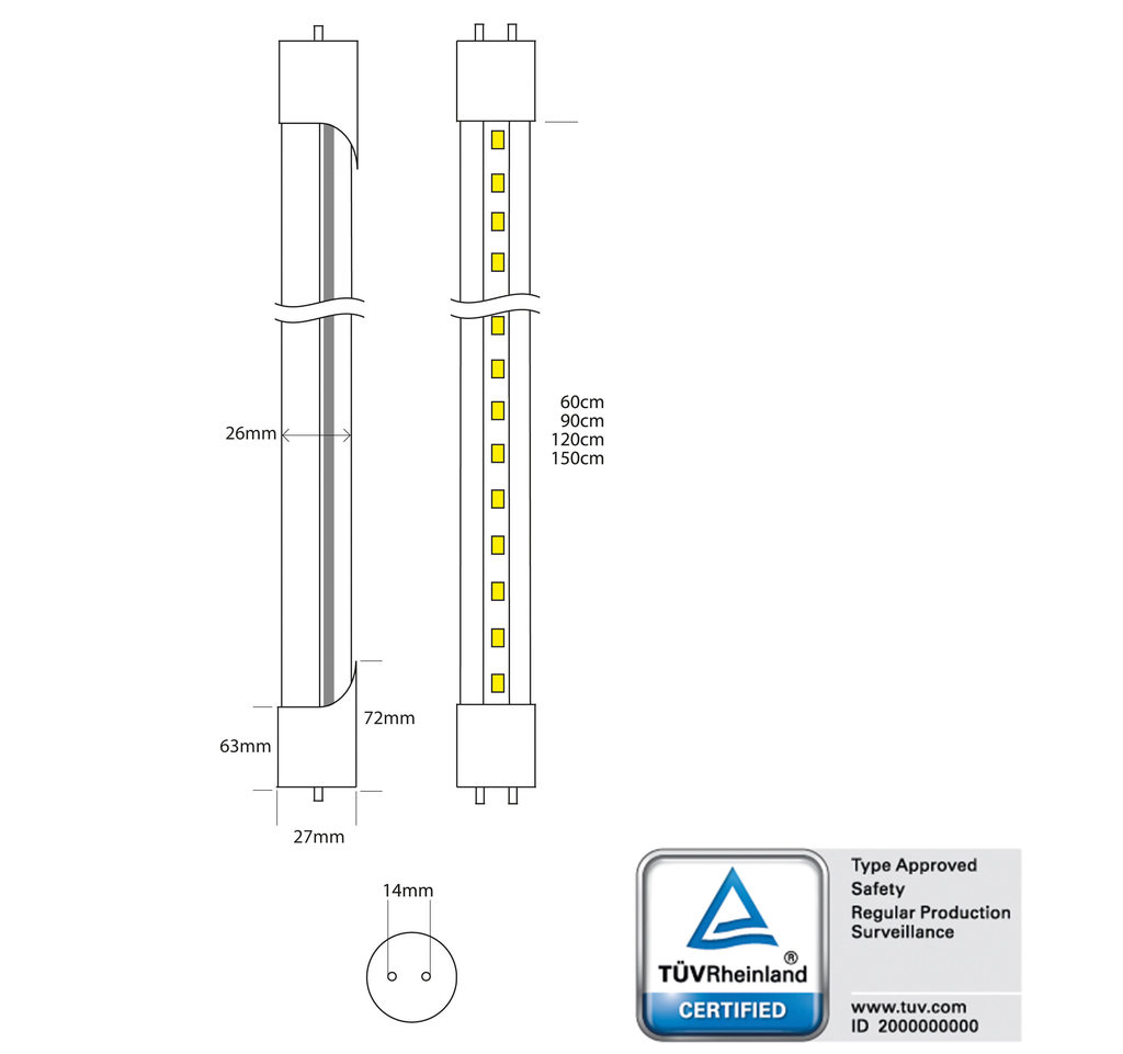 LAMP-LED-T-C9W60WW