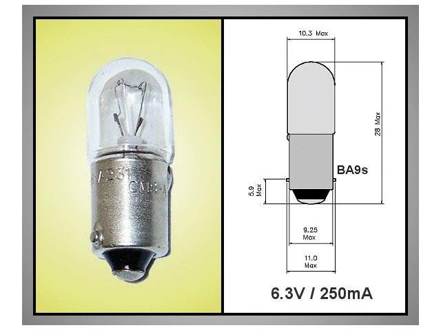 LAMP6-3V-250BA9