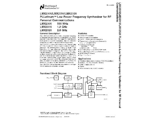 LMX2306TM