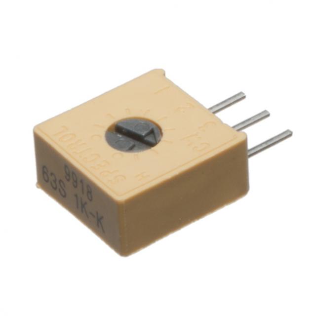 Résistance ajustable, 2k Ohms - M63S202KB40