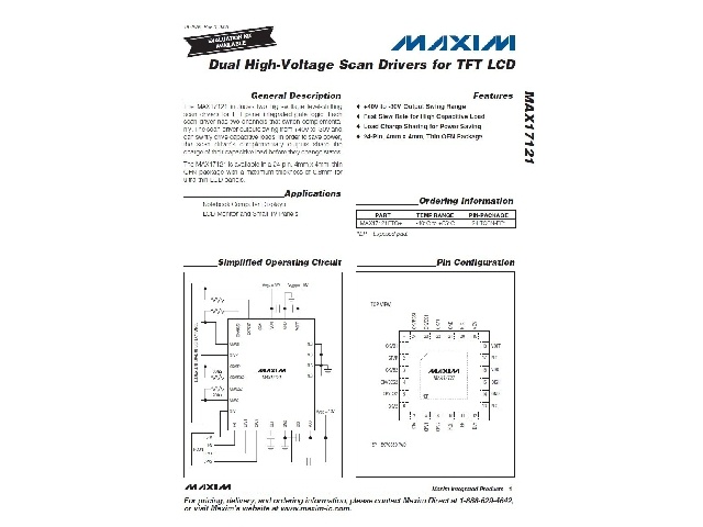 MAX17121ETG