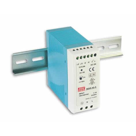Alimentation à découpage MDR-40-5