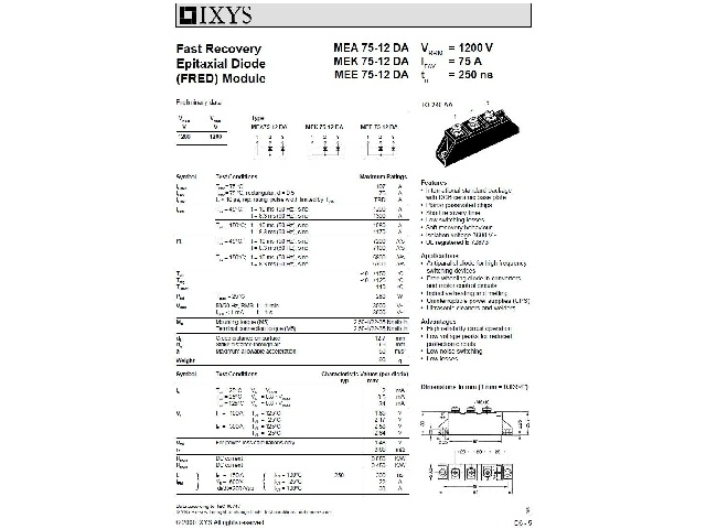 MEE75-12DA