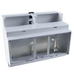 Coffret-boîtier plastique MODULBOX-DIN-6MD-H53