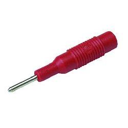 Connecteur banane, Plug, rouge - MZS-2-RD