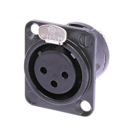 Connecteur pour microphone NC3FD-L-B-1