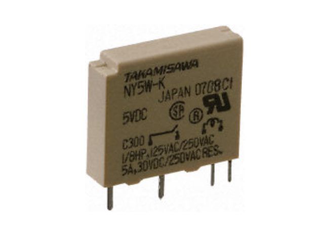 Relais électromécanique, 5VDC, SPST-NO - NY-5W-K-IE