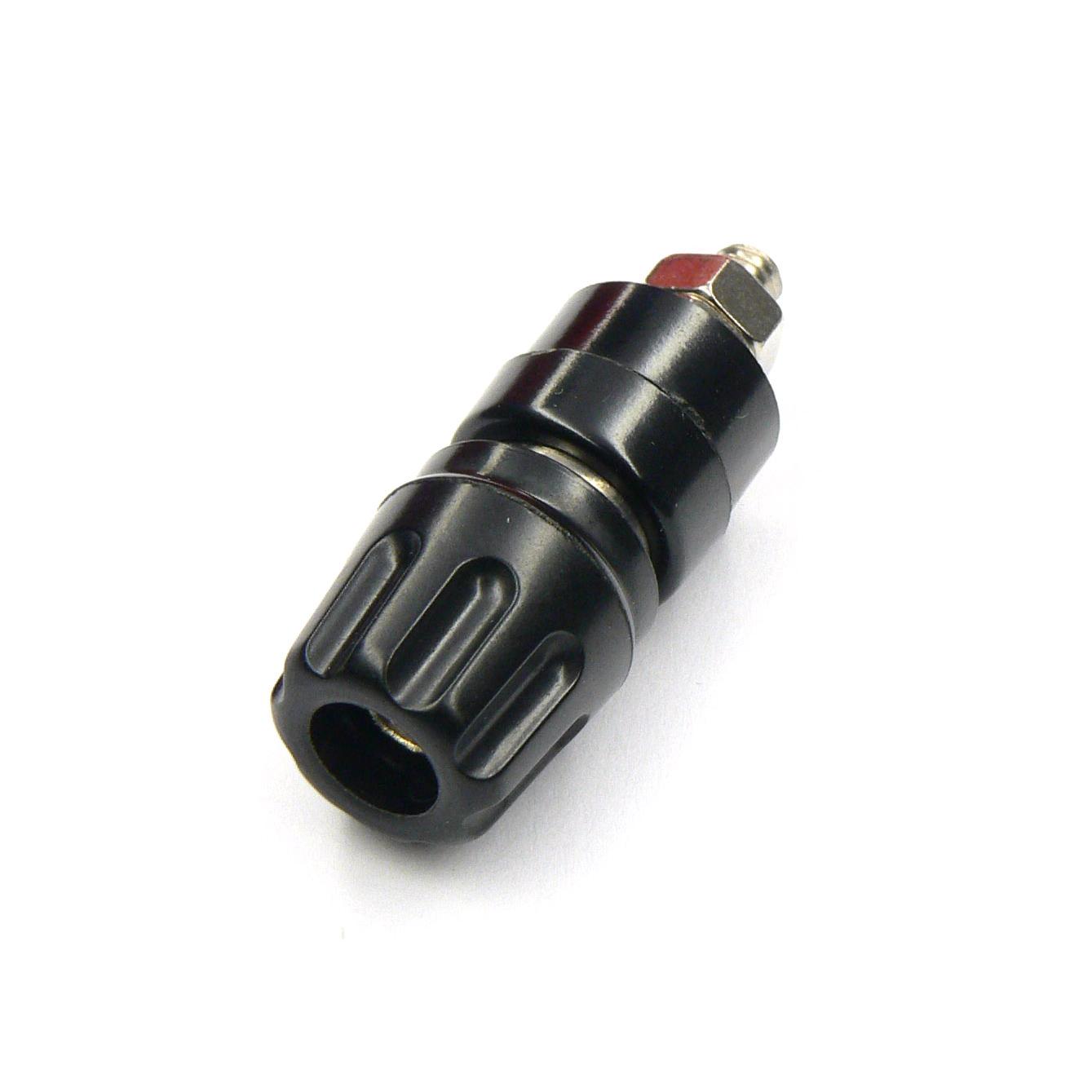 Connecteur banane, Support/socket, noir - PKI-10-A-BK
