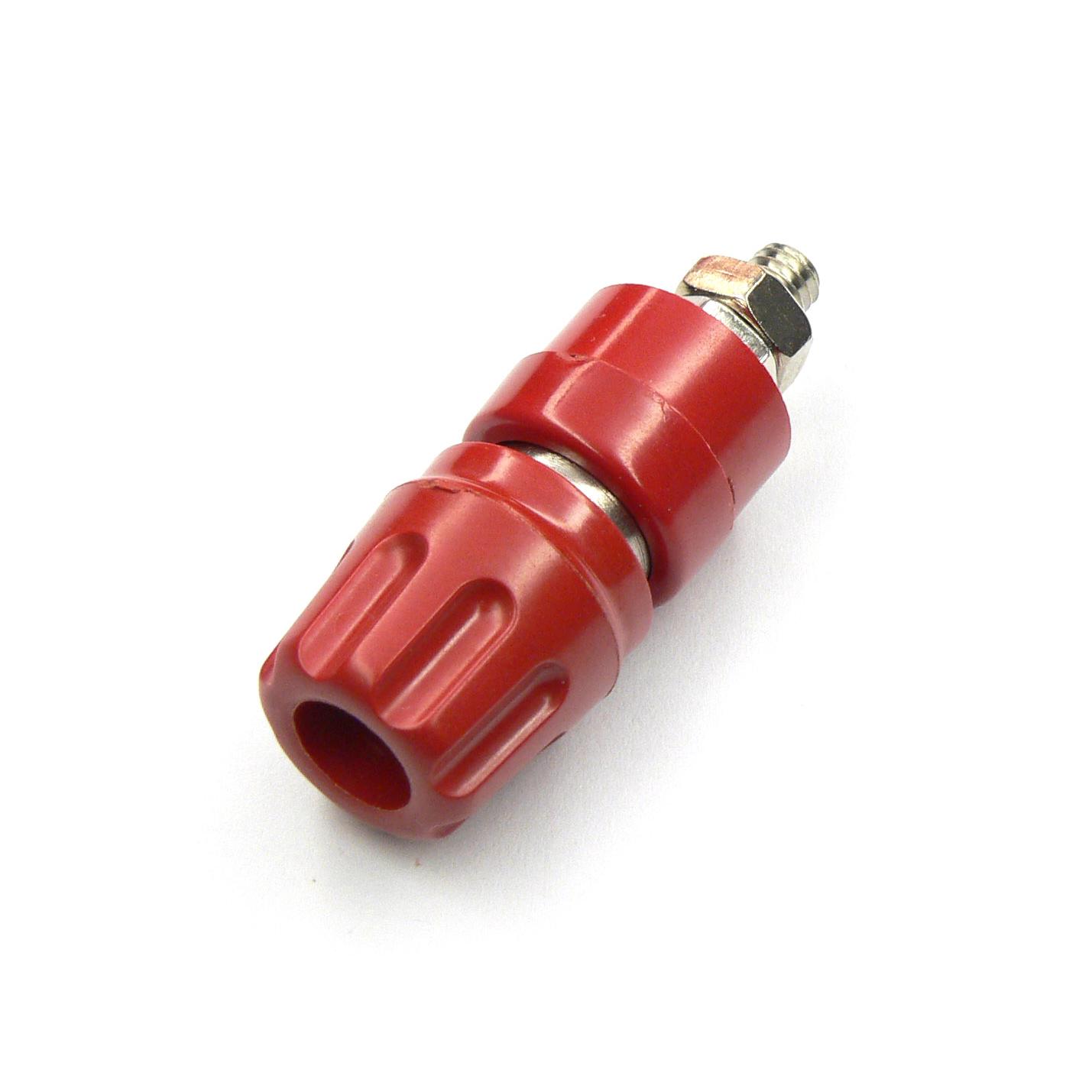 Connecteur banane, Support/socket, rouge - PKI-10-A-RD