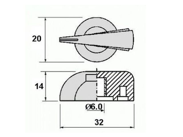 POT-KNOB51-R