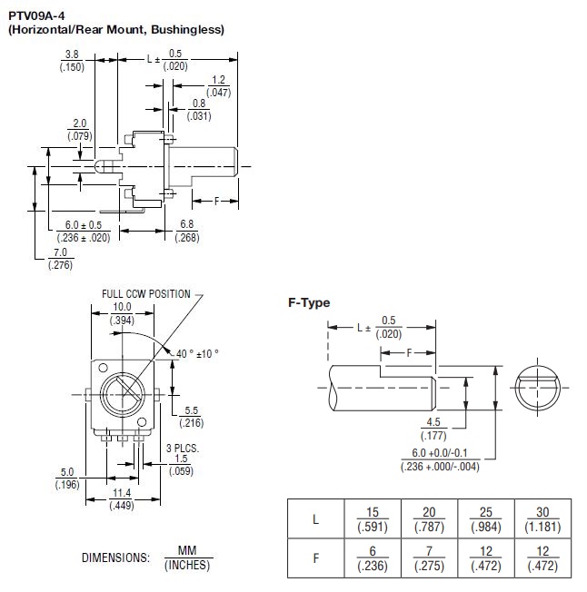 PTV09A-4020F-B103