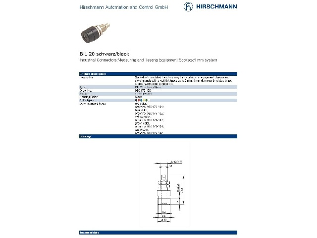 RH-BIL20BL