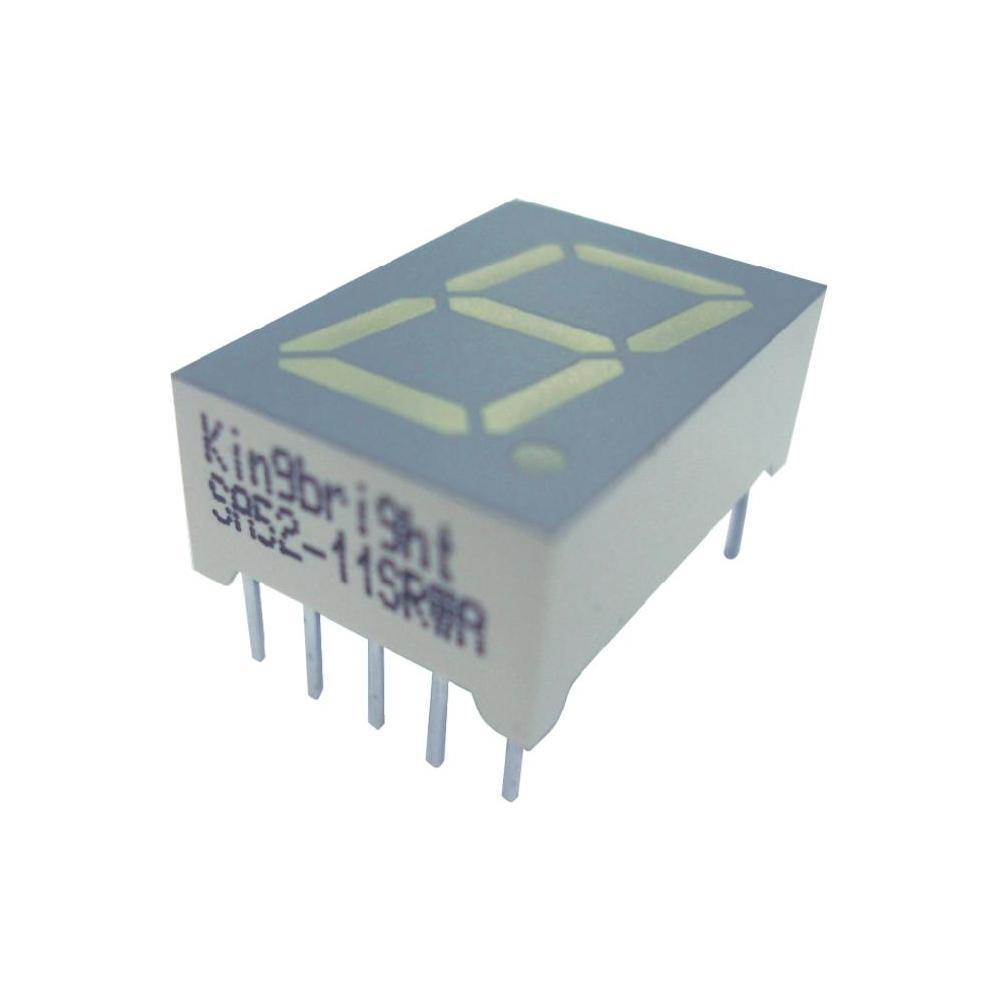 Afficheur LED, rouge, 7 segments - SC52-11SURKWA