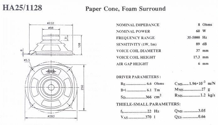 Loudspeaker SPEAKER-612-VID