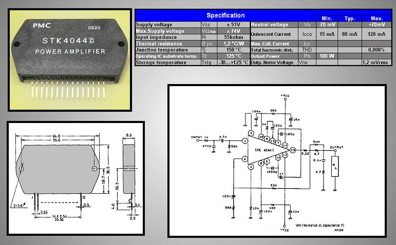 Circuit intégré STK4044XI
