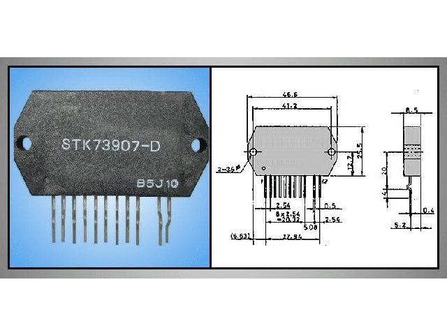 Circuit intégré - STK73907D