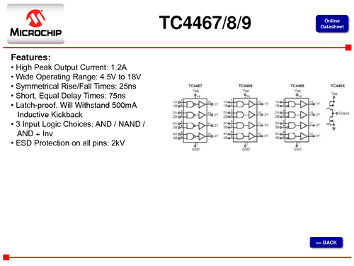 Circuit intégré TC4469COE