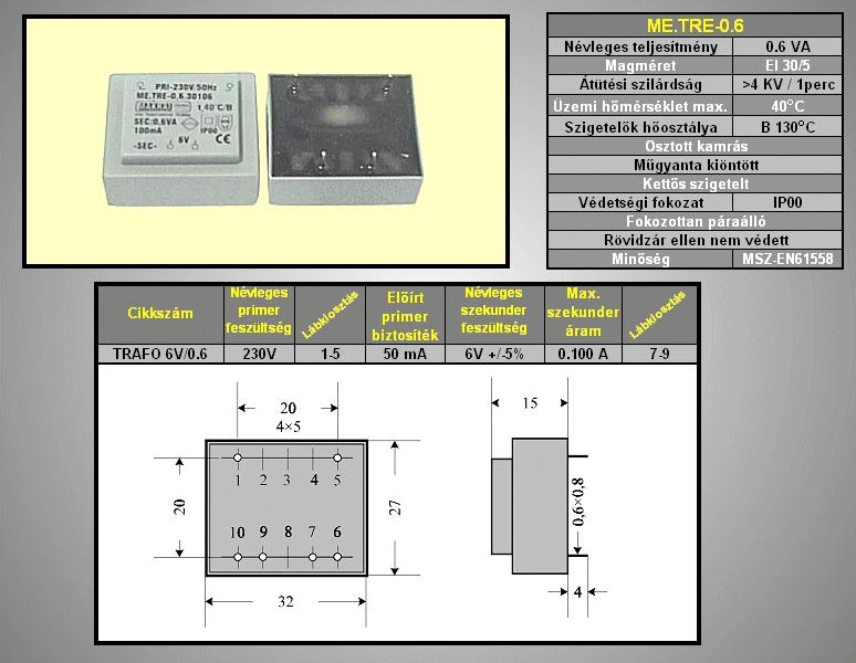 TRAFO6V-0-6Z