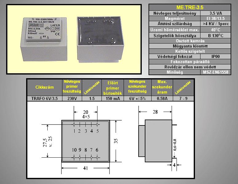 TRAFO6V-3-5