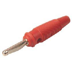 Connecteur banane, Plug, rouge - VQ-30-RD